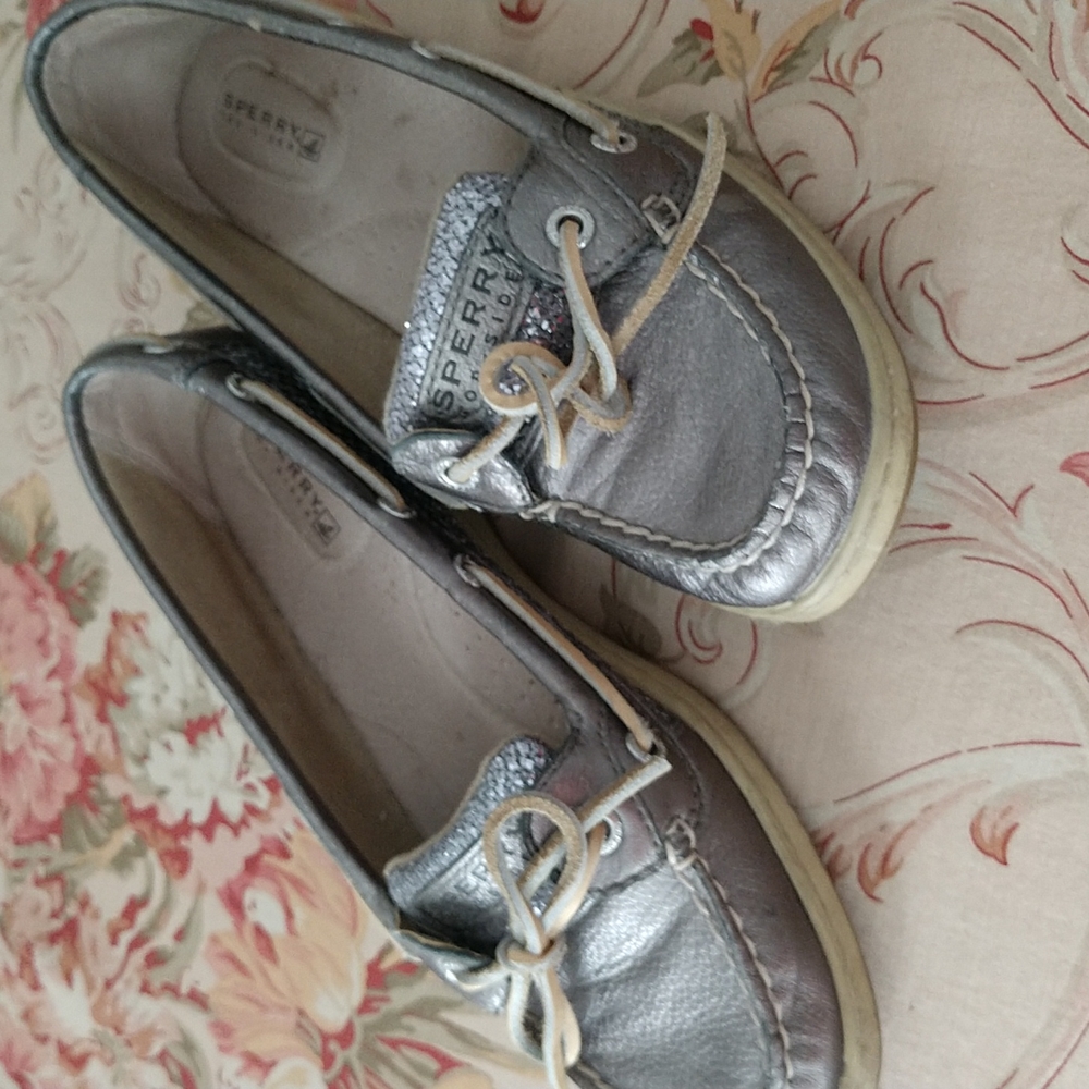 Preppy Yet Glittery Sperry Top Sider Boat Shoes